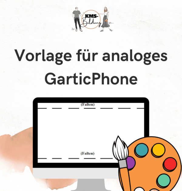 Vorlage analoges "Gartic Phone"