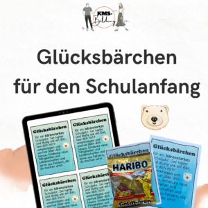 Glücksbärchen für den Schulanfang