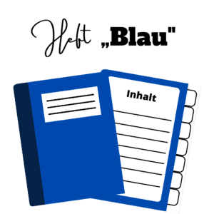 Digitales Heft „Blau“ für Goodnotes