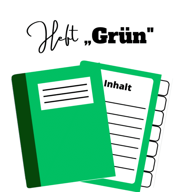 Digitales Heft „Grün“ für Goodnotes