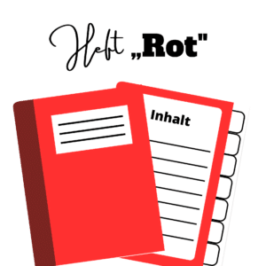 Digitales Heft „Rot“ für Goodnotes