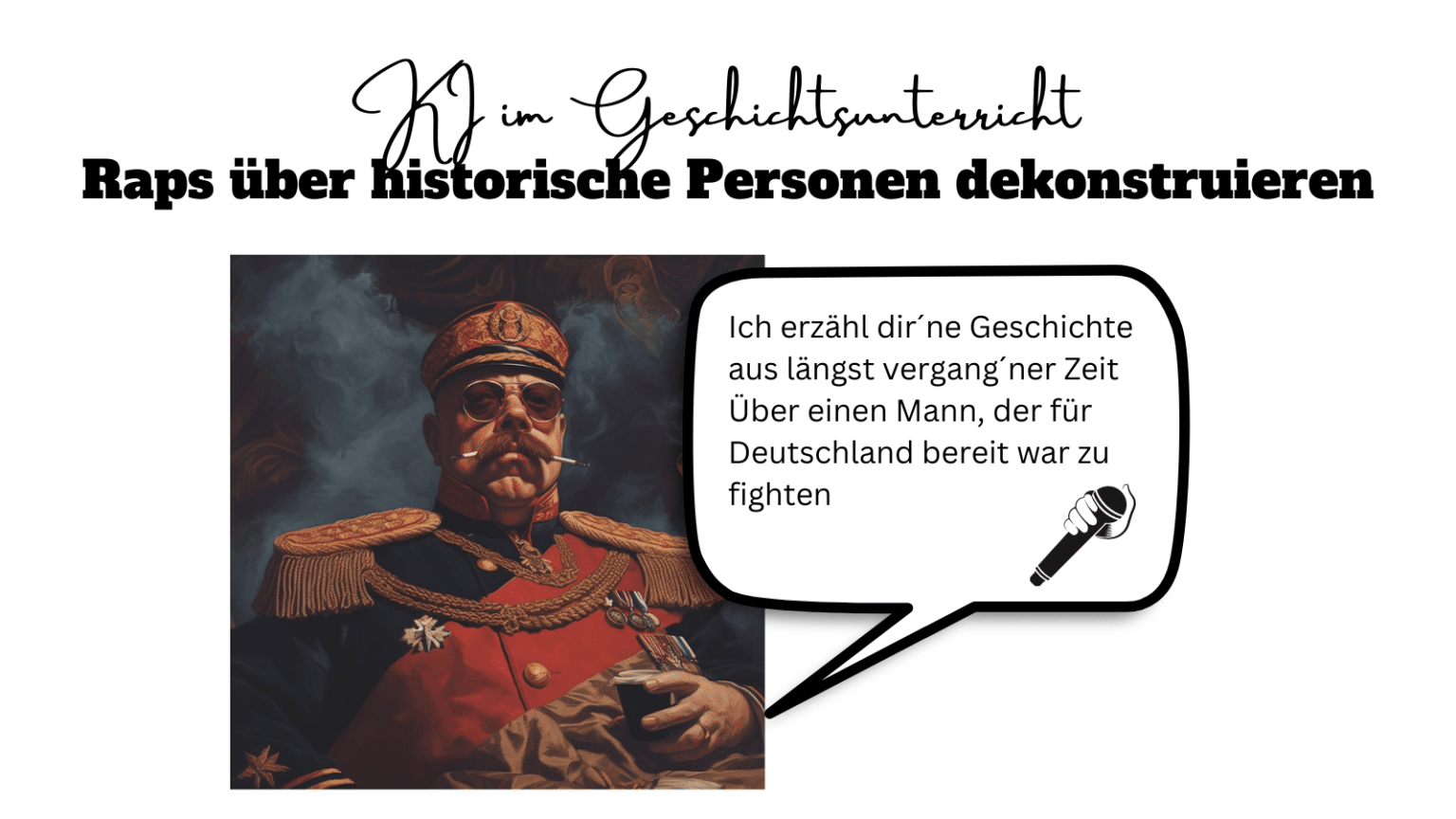 KI im Geschichtsunterricht Raps über historische Personen dekonstruieren